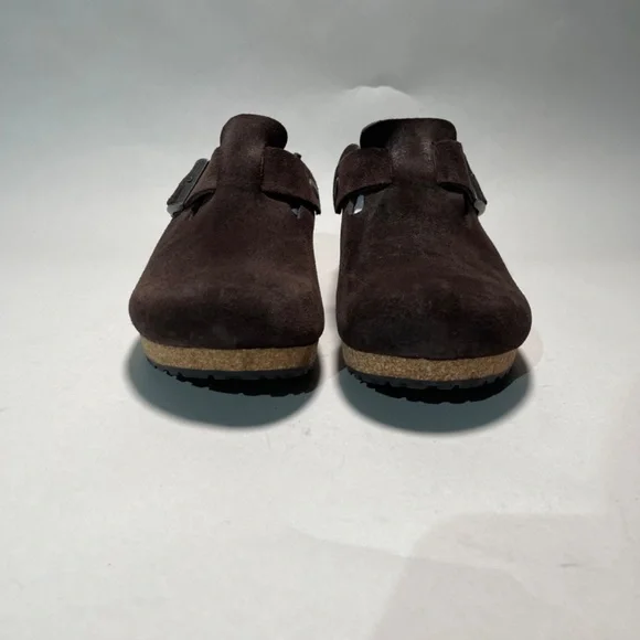 Papillio by Birkenstock Fanny color Roast Suede Clogs Womans 41 US 10M - Picture 4 of 16